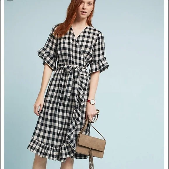 black and white anthropologie dress & by Anthropologie 5% elastane Pullover styling Machine wash Imported Anthropologie | Dresses | Anthropologie